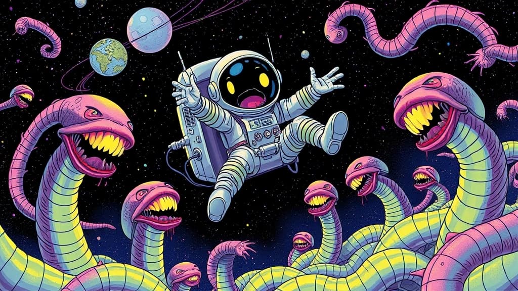 AI Horror-Comedy Art Creator